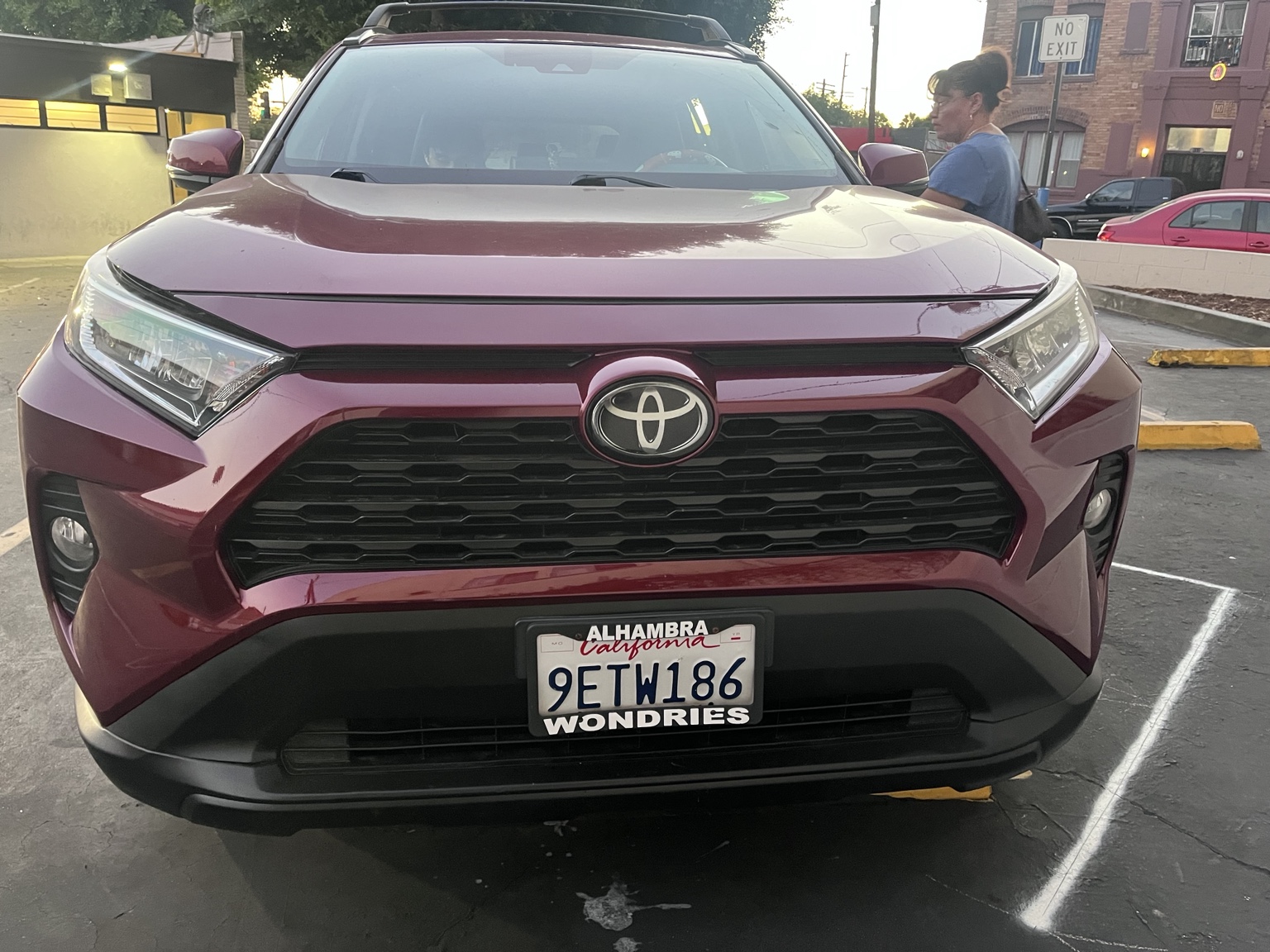 Toyota RAV4 front end after AB’s collision repair